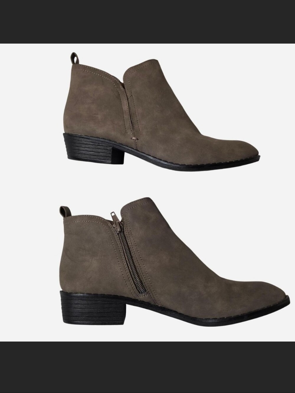 New American Rag Cie ankle booties. Faux suede. Size 9. Never worn